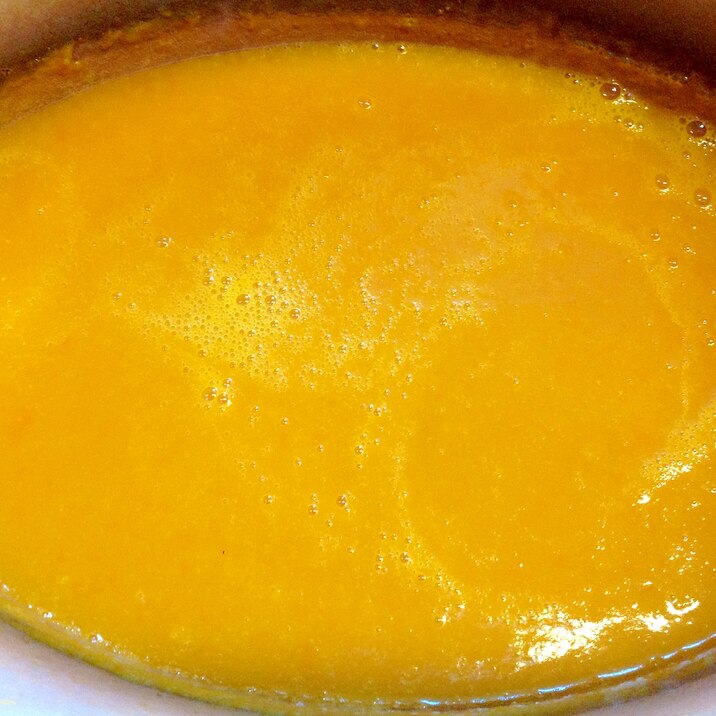 バターナッツかぼちゃとニンジンとサツマイモのスープ